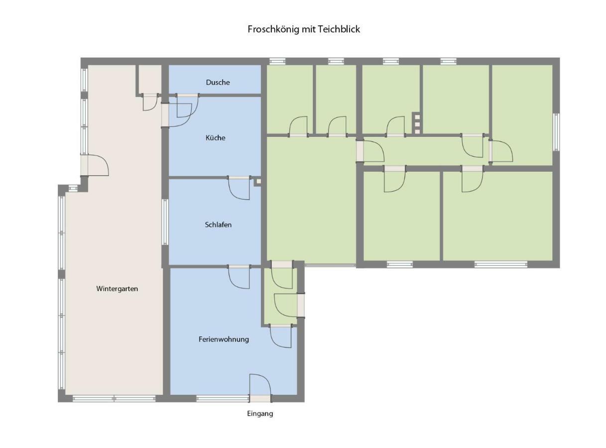 Froschkoenig Mit Teichblick Apartment Trendelburg Exterior photo